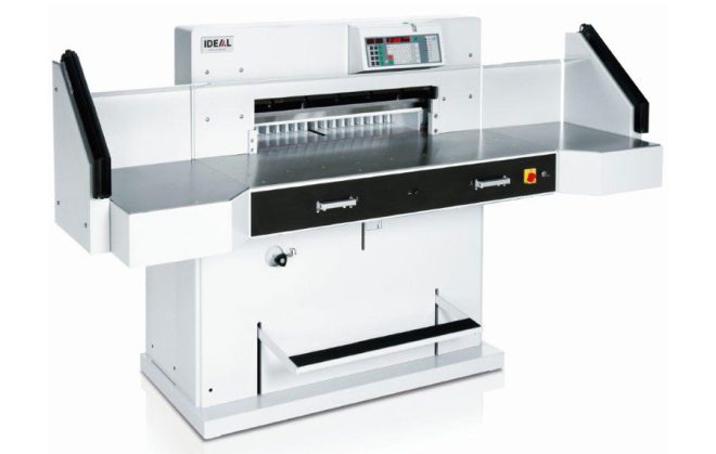 Ideal 7260 Guillotine with optional sidetable