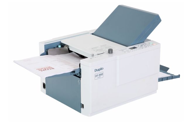 Duplo DF980 Friction Feed Folding Machine