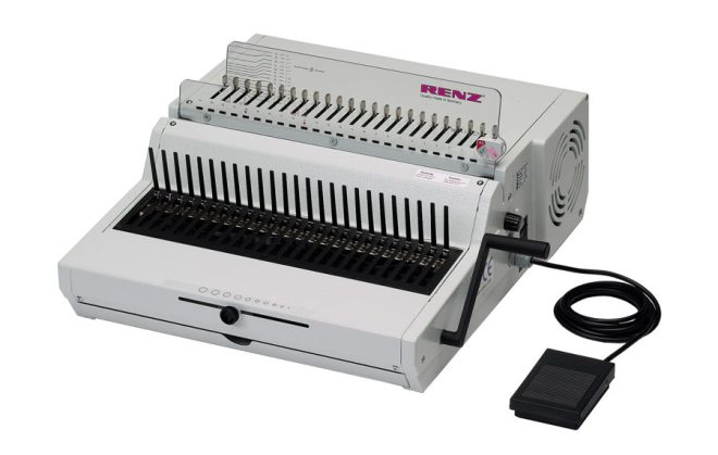 Renz Combi E Plastic Comb Binding Machine