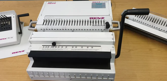 Renz DTP 340M Punching Machine with dies and closers - refurbished - Image 2