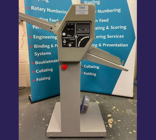 Refurbished Morgana FRN5 Rotary Numbering Perforating machine